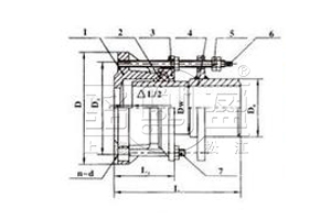 單法蘭限位伸縮接頭